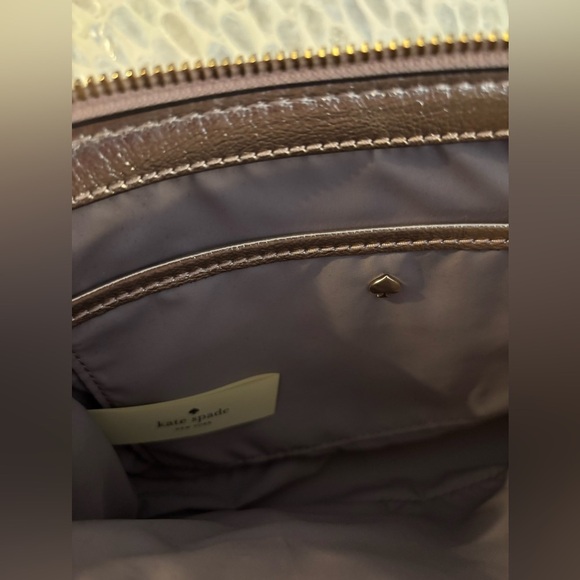 NWOT* KATE SPADE NEW YORK HOLIDAY LANE VAL CROSSBODY BAG Rose Gold Retail $280 - Picture 8 of 10